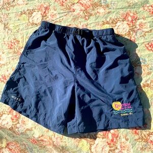 Columbia Sportswear Men’s Small Nylon Vintage Shorts Pockets + Adjustable Waist